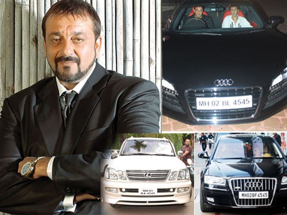 Sanjay Dutt sticks to the number 4545 for all his cars