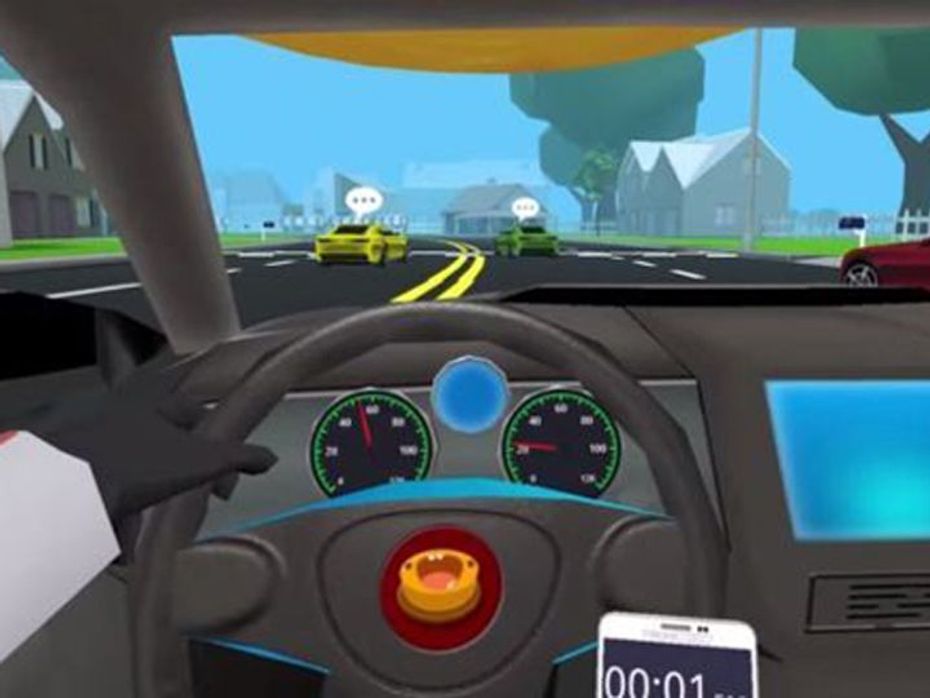 This video game highlights the perils of texting while driving