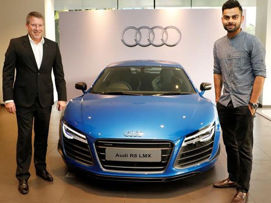 Virat Kohli takes delivery of the limited-edition Audi R8 LMX