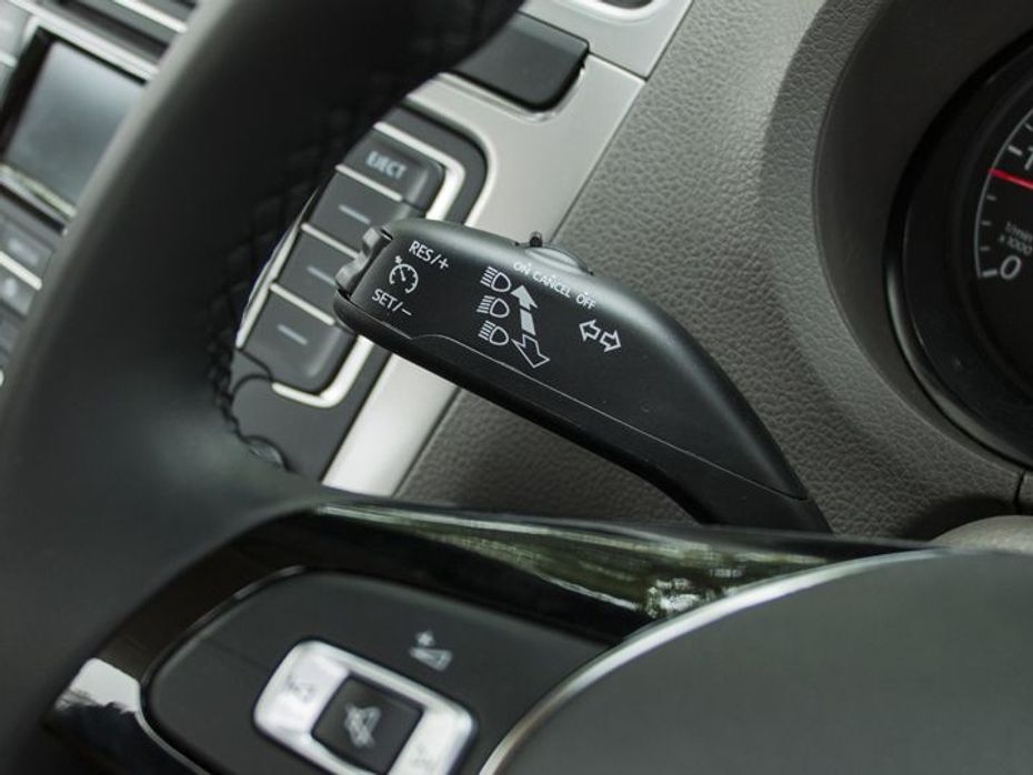 Cruise control is another new addition on the 2015 Volkswagen Vento faceelift
