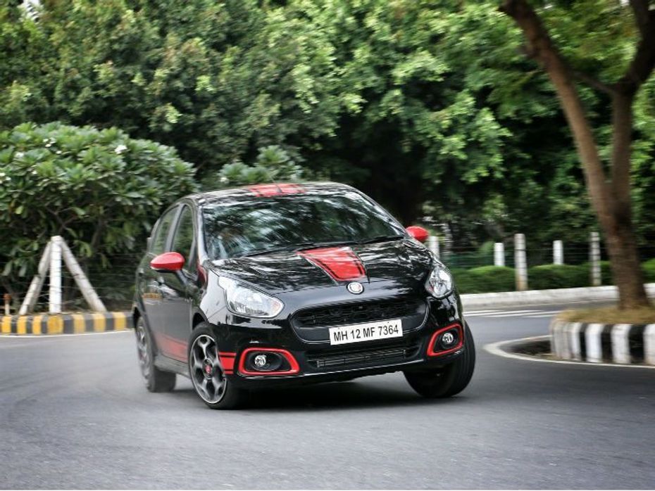 Abarth Punto in action
