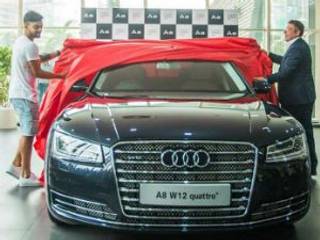 Virat Kohli takes delivery of Audi A8L W12