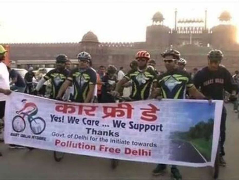 Car Free day in Delhi on January 22