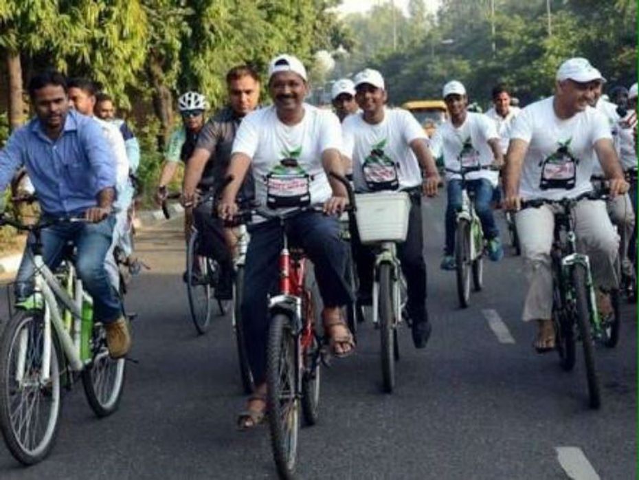 Arvind Kejriwal will ride a bicycle to work on January 22