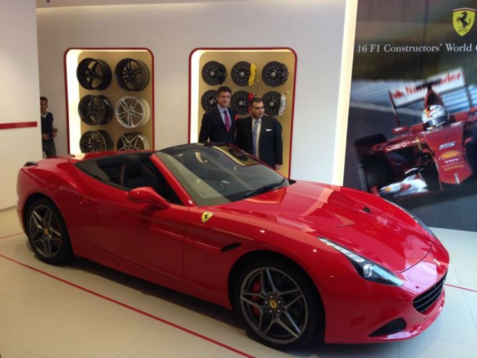 Ferrari Delhi showroom inauguration