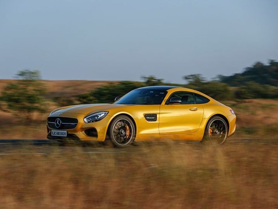 Mercedes-AMG GT S in action
