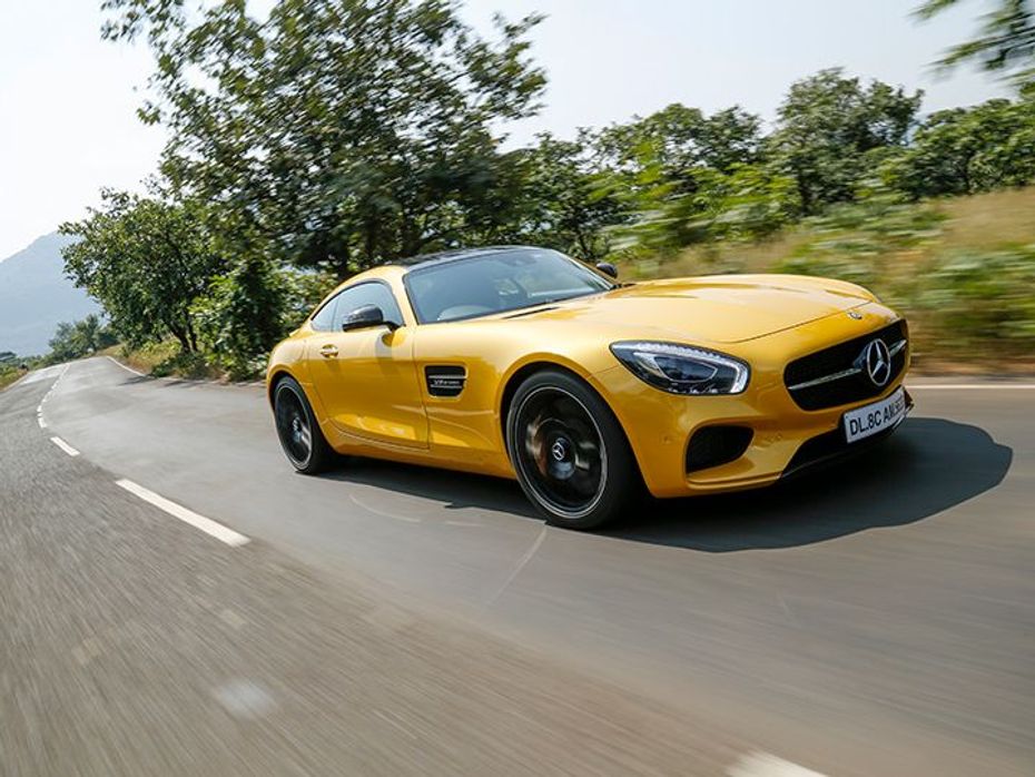 New Mercedes-AMG GT S in action