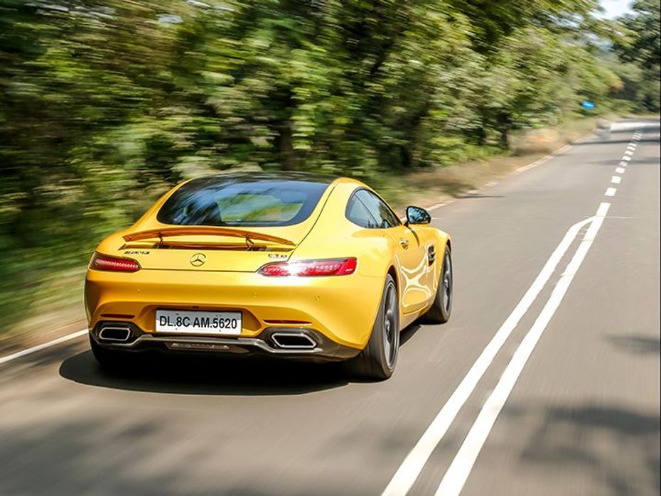 Mercedes-AMG GT S rear action