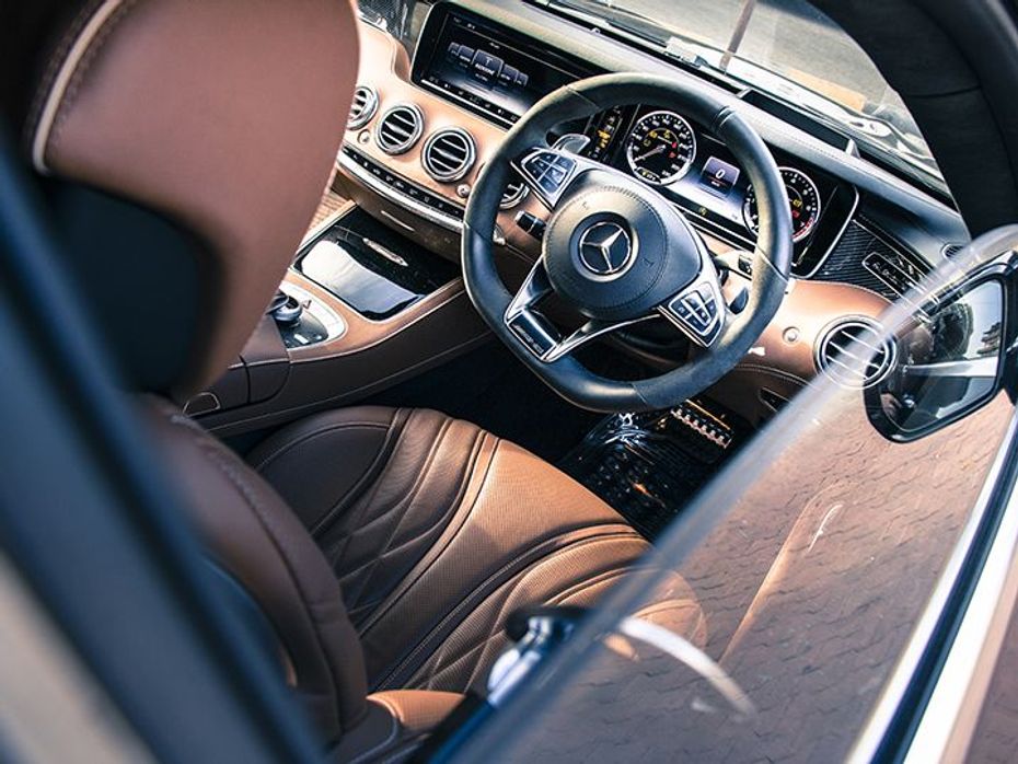 Mercedes S63 Coupe interior