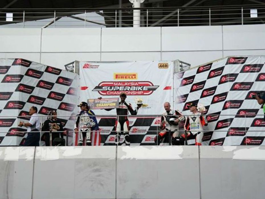Rajini Krishnan wins Malaysia Superbike Championship