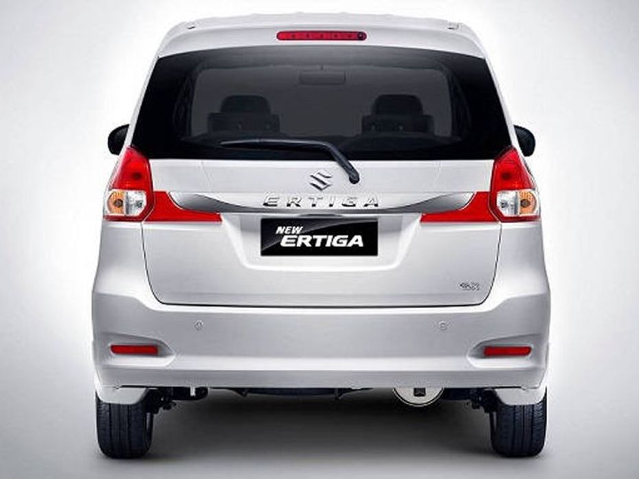 new Maruti Ertiga Hybrid rear