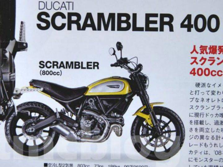 Ducati may launch Scrambler 400 at EICMA ZigWheels