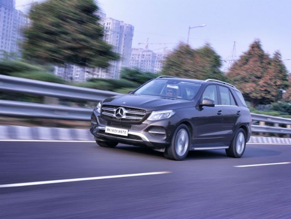 Mercedes-Benz GLE 350d in action