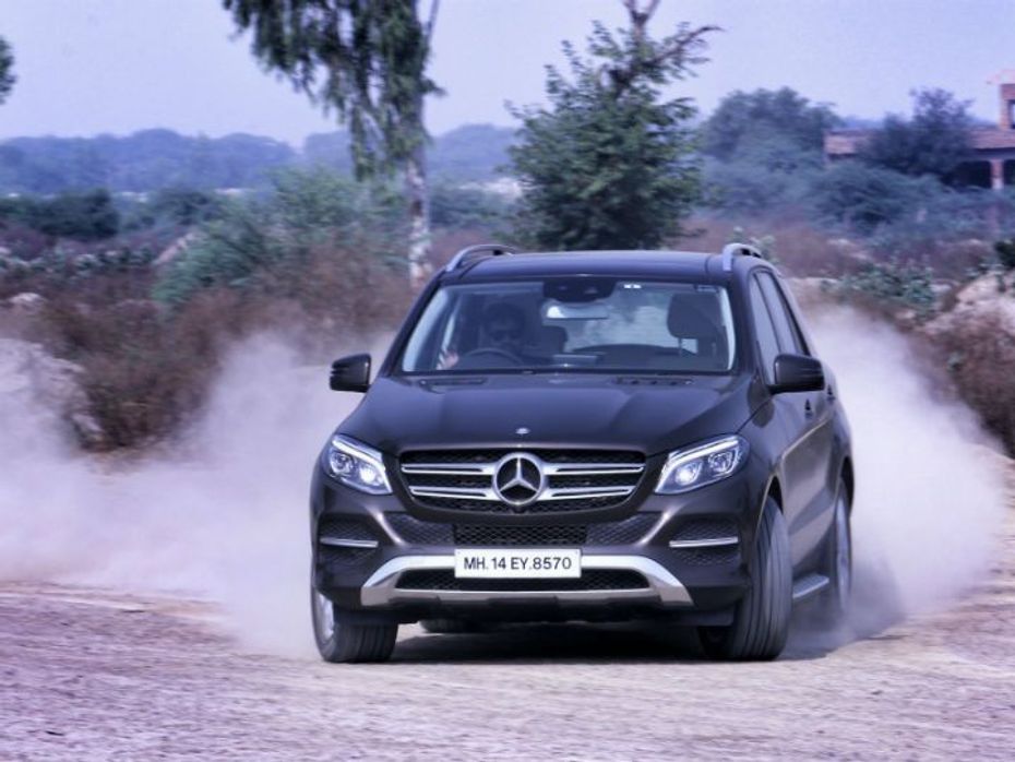 Mercedes-Benz GLE in action