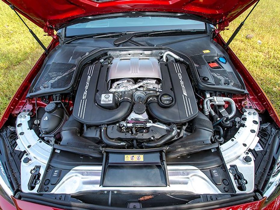 2015 Mercedes-Benz C63 S engine