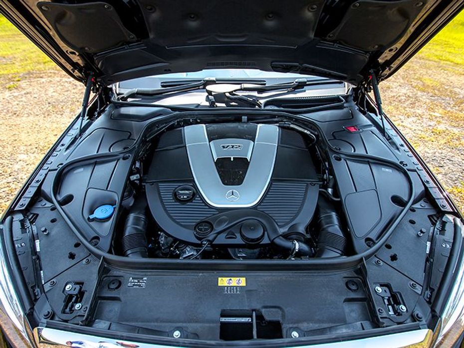 The V12 6.0-litre engine develops 523PS or peak power and has a torque rating of 830Nm