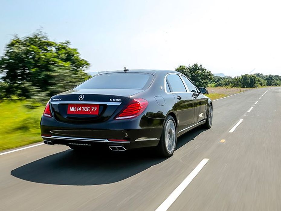 In a straight line the Mercedes Maybach S600 is really impressive
