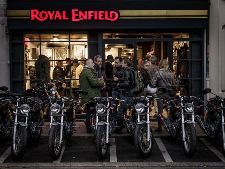 Royal Enfield Paris store
