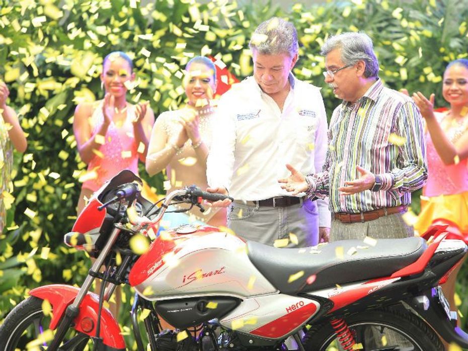 Hero MotoCorp plant inauguration in Colombia