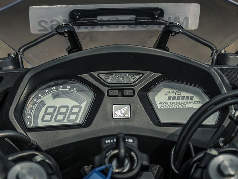 Honda CBR 650F instrument console
