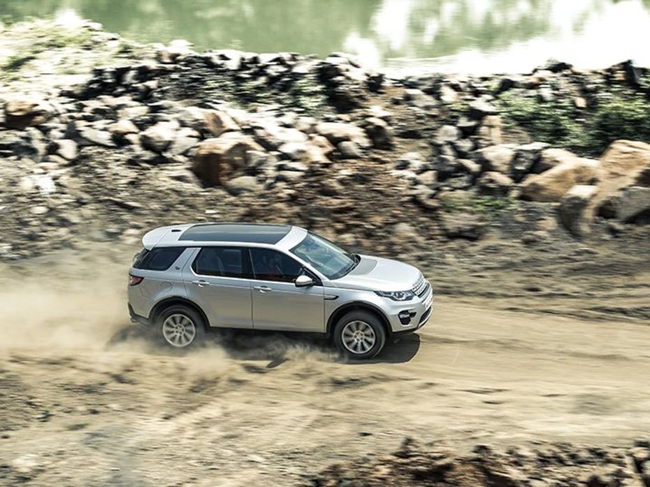 Land Rover Discovery Sport in action
