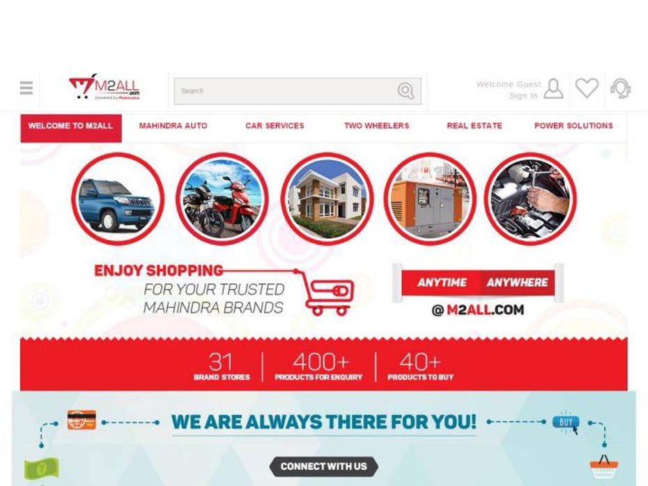 Mahindra Group forays into e-commerce with M2ALL