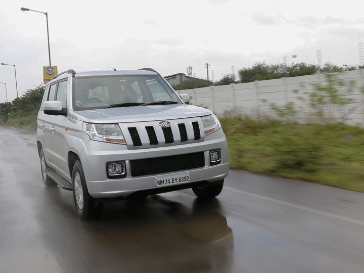 2015 Mahindra TUV300 Review front tracking 2015 Mahindra TUV300 Review front tracking
