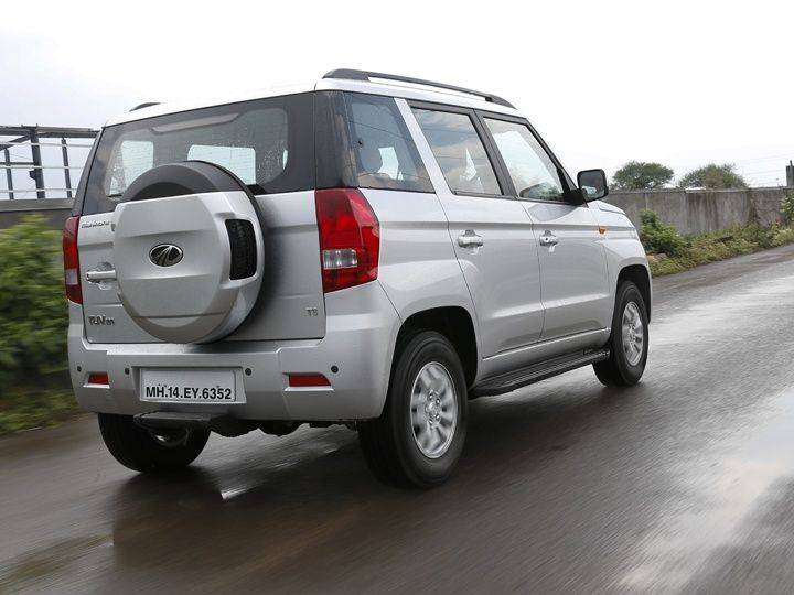 2015 Mahindra TUV300 Review rear