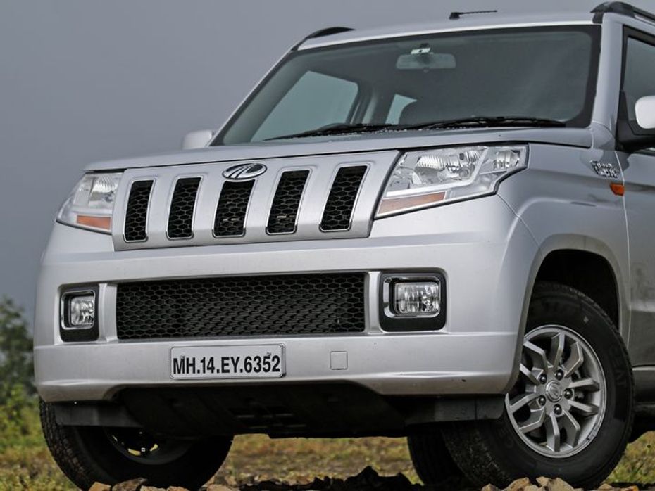 2015 Mahindra TUV300 Review grille