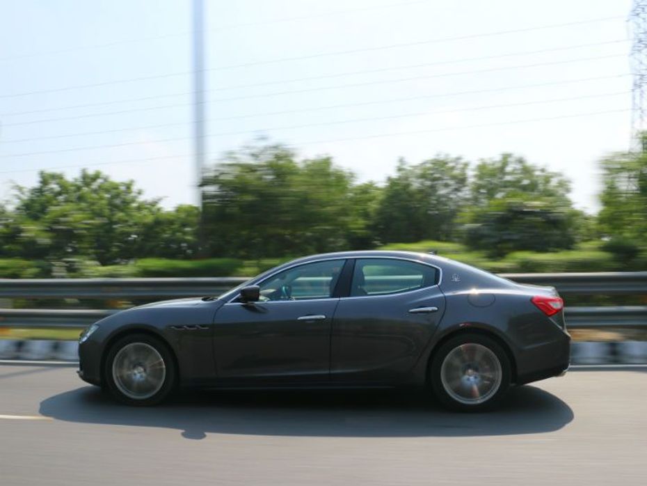 Maserati Ghibli in action
