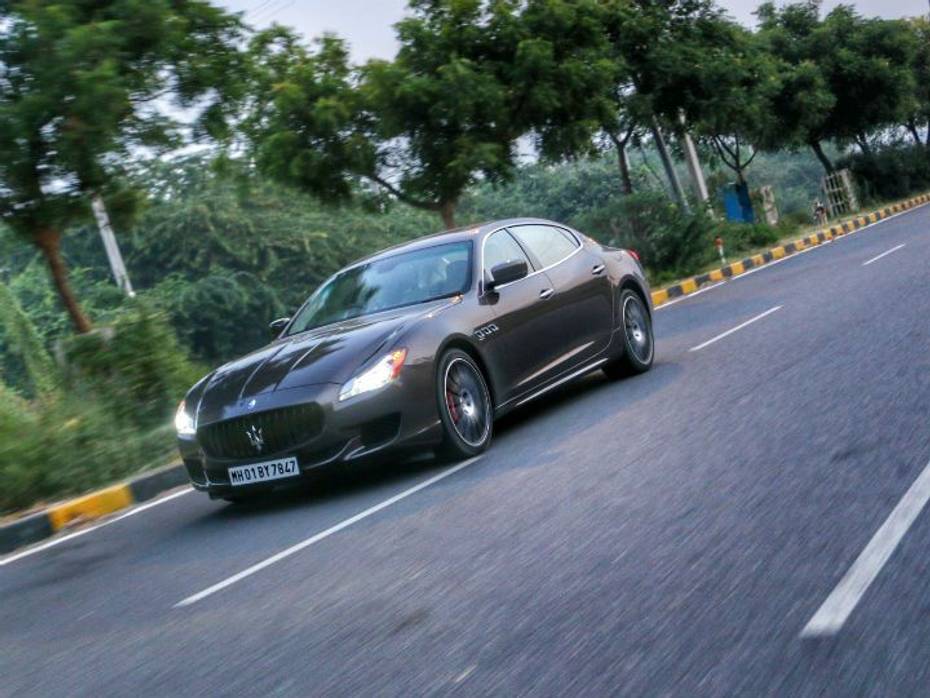 Maserati Quattroporte GTS in action