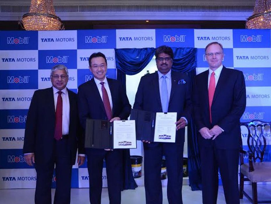 ExxonMobil in association with Tata Motors launches new range of co-branded lubricants