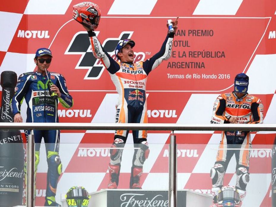 2016 Argentina MotoGP winners