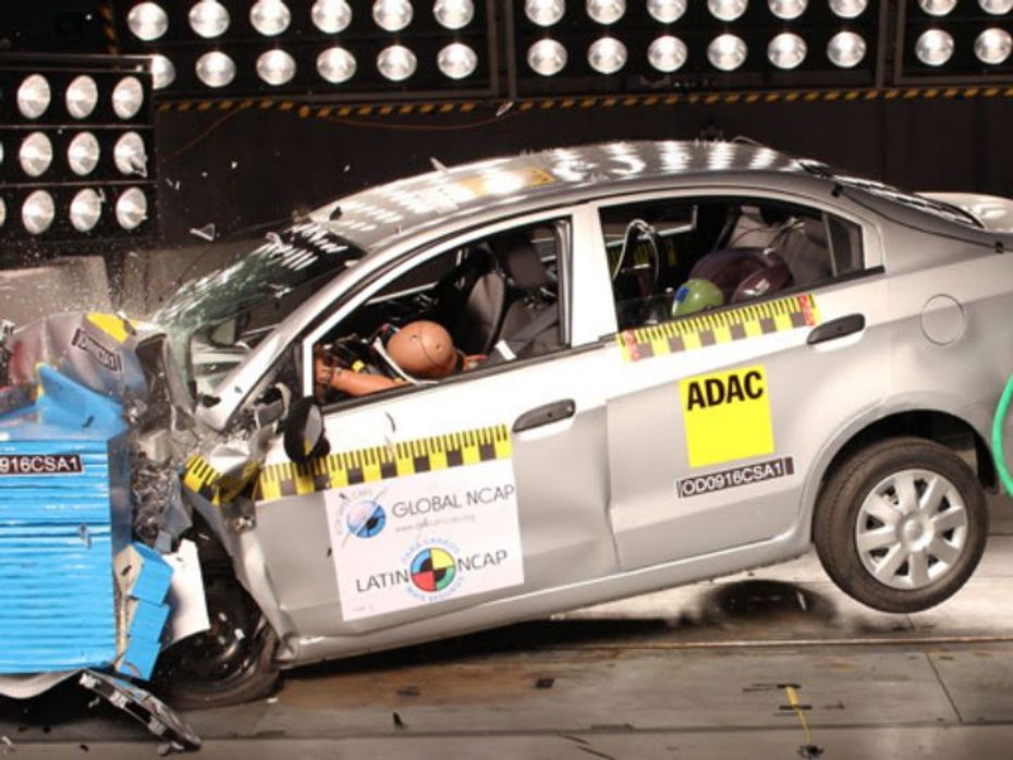 Chevrolet Sail sedan gets zero-star rating in Latin NCAP crash test