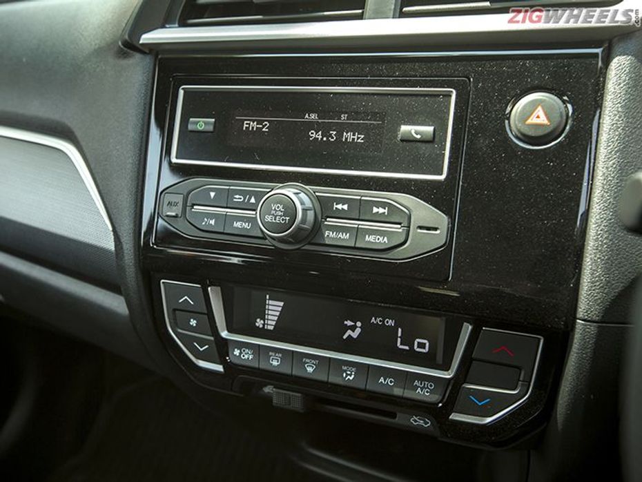 Honda BR-V infotainment system