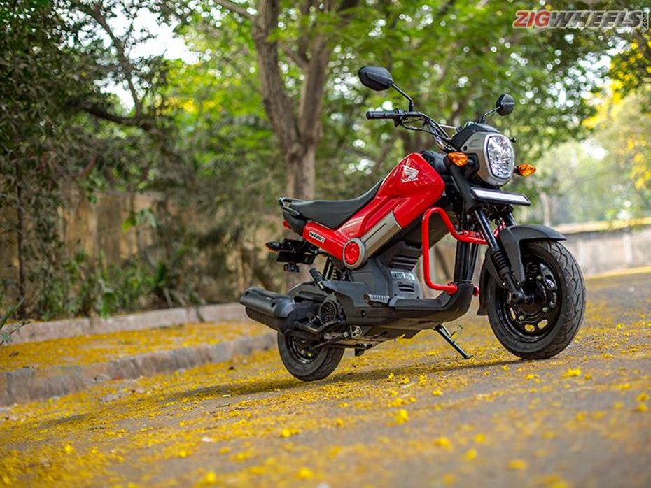 Red colour Honda Navi review in India
