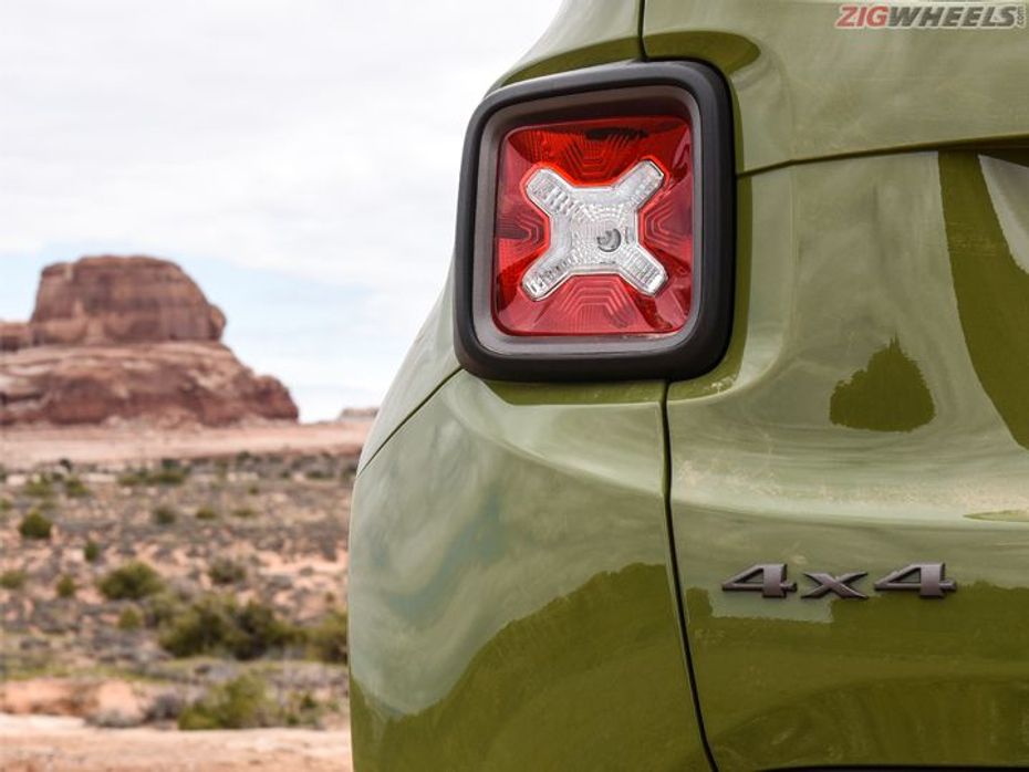 Jeep Renegade First Drive Review tail lamp