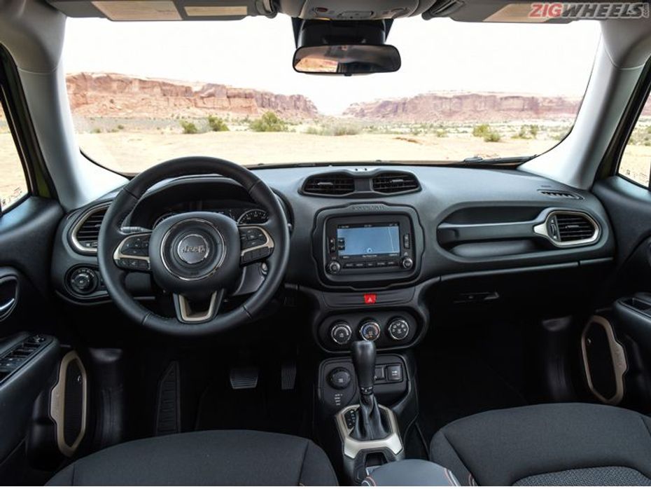 Jeep Renegade First Drive Review dashboard
