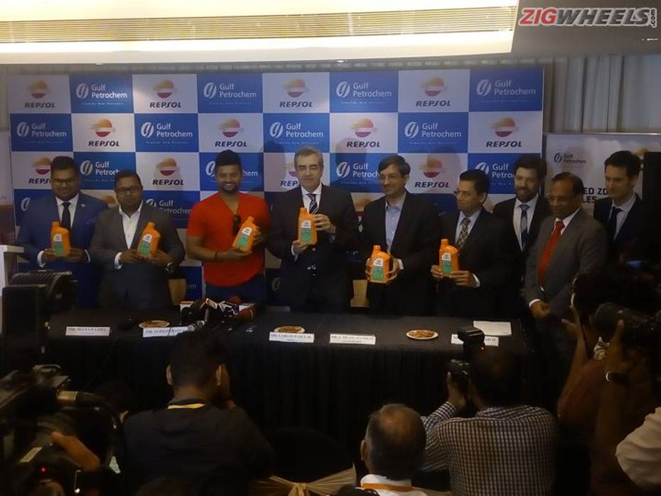 Repsol lubricants launched in India by cricketer Suresh Raina