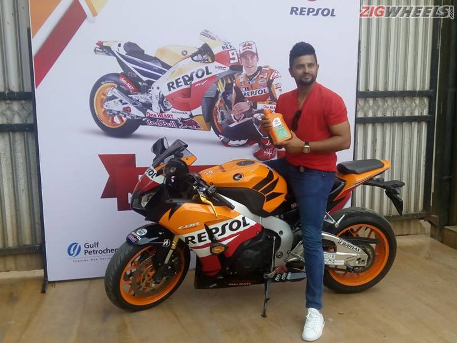 Repsol lubricants launched in India by cricketer Suresh Raina