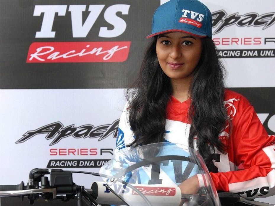 TVS Racing signs first woman rider