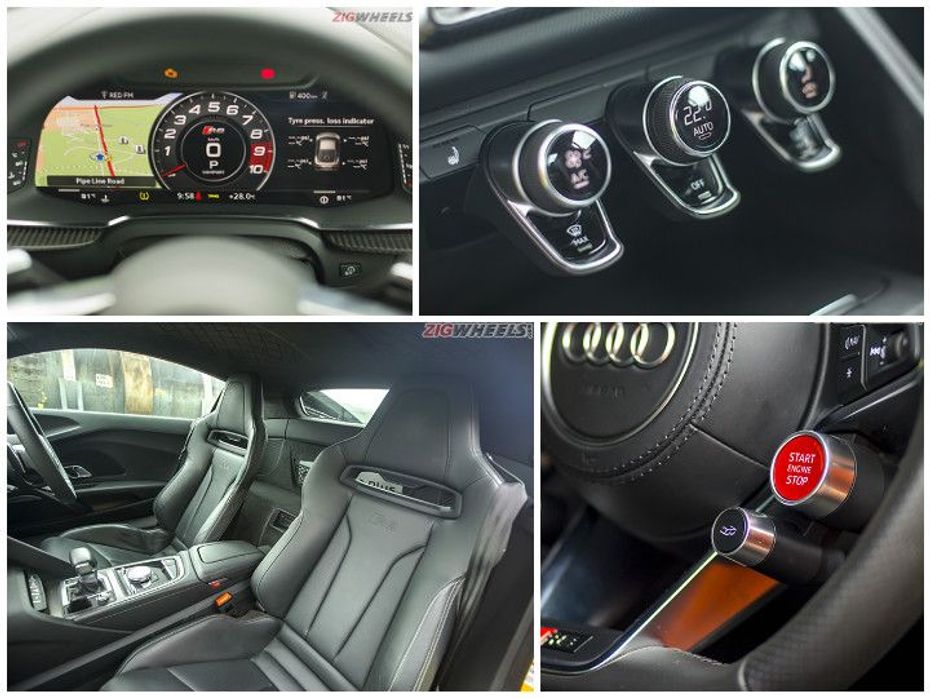 2017 Audi R8 V10 Plus interior details