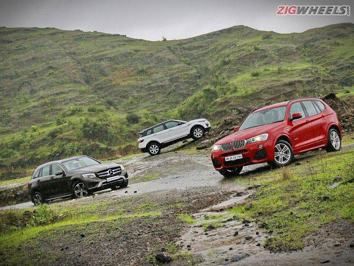 Mercedes Glc 220d Vs Bmw X3 M Sport Vs Range Rover Evoque