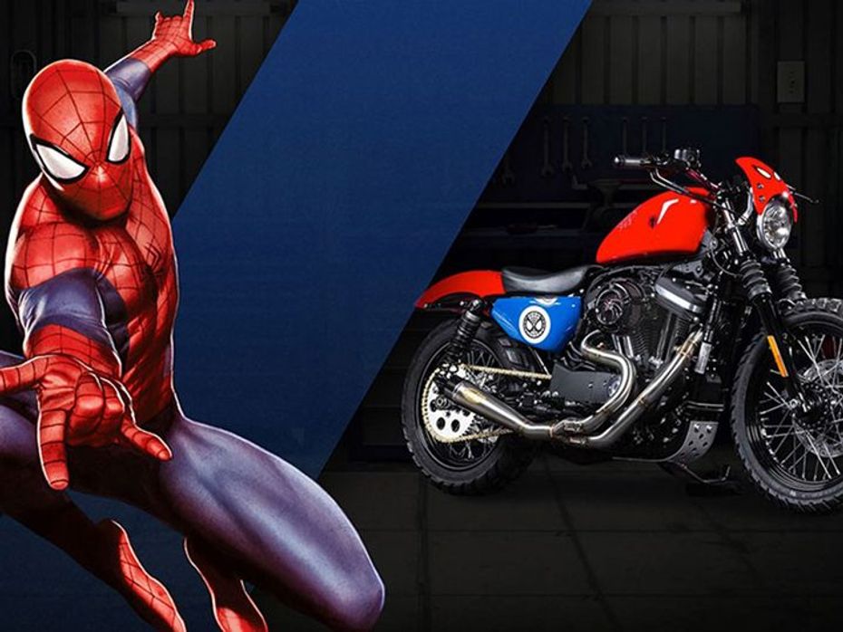 Harley-Davidson Marvel comics Spiderman