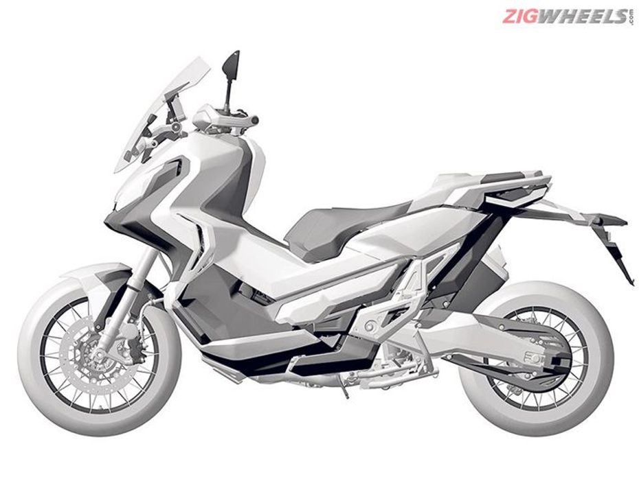 Honda 750cc Adventure Scooter Patent Image