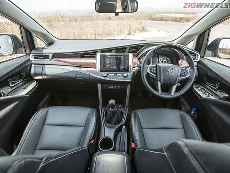 Toyota Innova Crysta Interiors