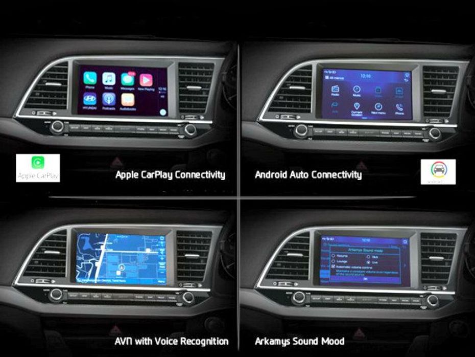 Hyundai Elantra infotainment system