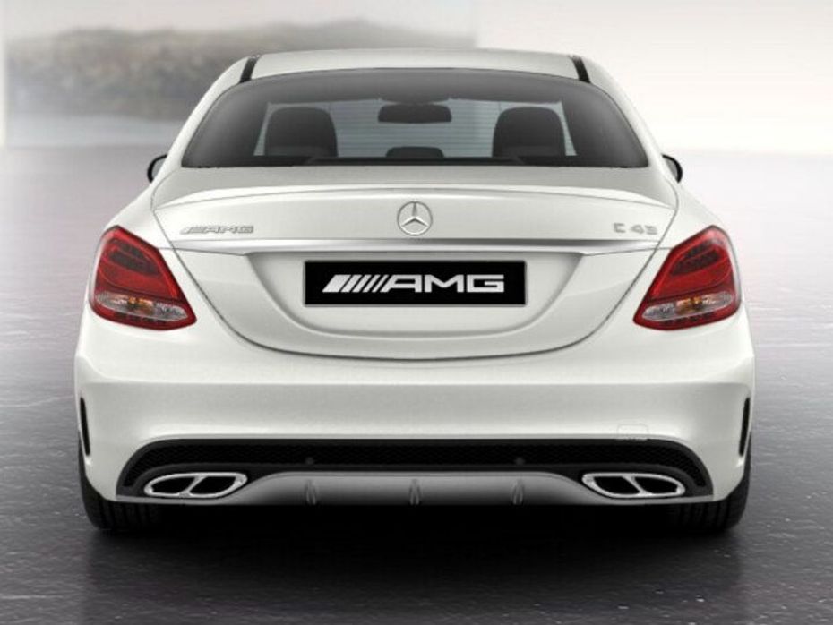 The design of the rear of Mercedes-AMG C43 Sedan is inpired by the S-Class