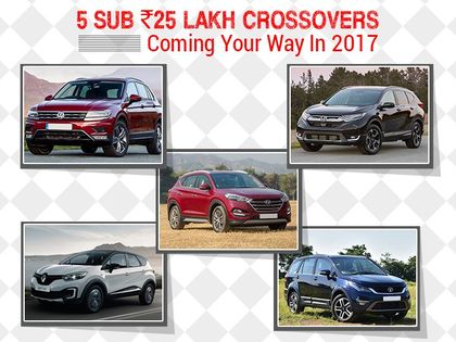 5 Sub Rs 25 Lakh Crossovers Coming Your Way In 2017