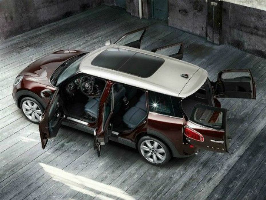 Pay special attention to the bi-parting cargo area doors on the new Mini Clubman